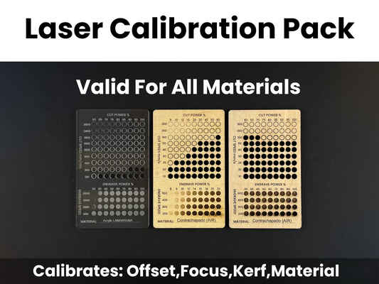 Laser Test Files for Cutting and Engraving Bundle